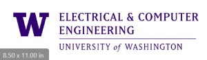 University of Washington Electrical and Computer Engineering Department logo